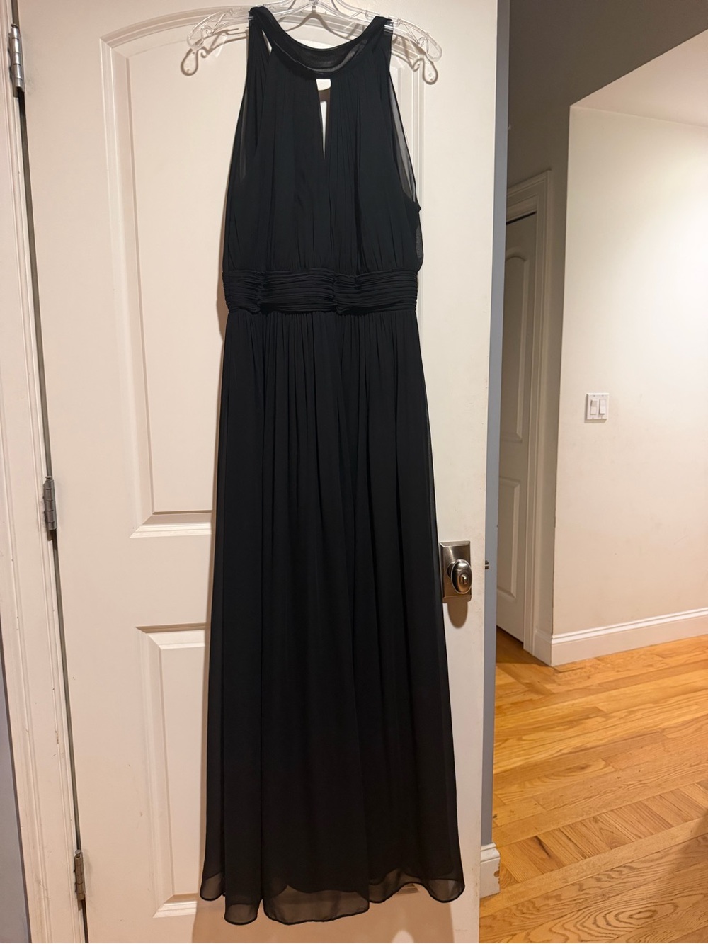 Bill Levkoff Black Sleeveless Maxi Dress